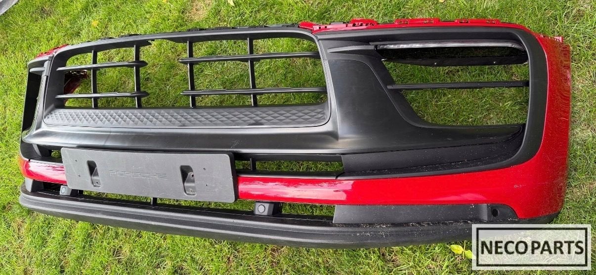 PORSCHE MACAN 95B FACELIFT GTS BUMPER VOORKOP ORIGINEEL, Gebruikt, -, Porsche, Ophalen of Verzenden
