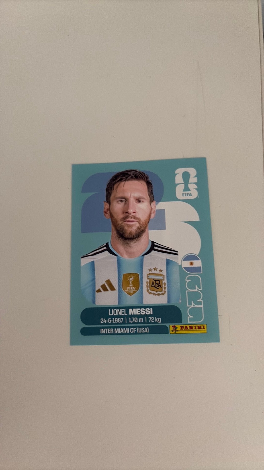 Panini WK 2026 Sticker – Lionel Messi (Argentinië) – NIEUW, Verzamelen, Ophalen of Verzenden, Nieuw