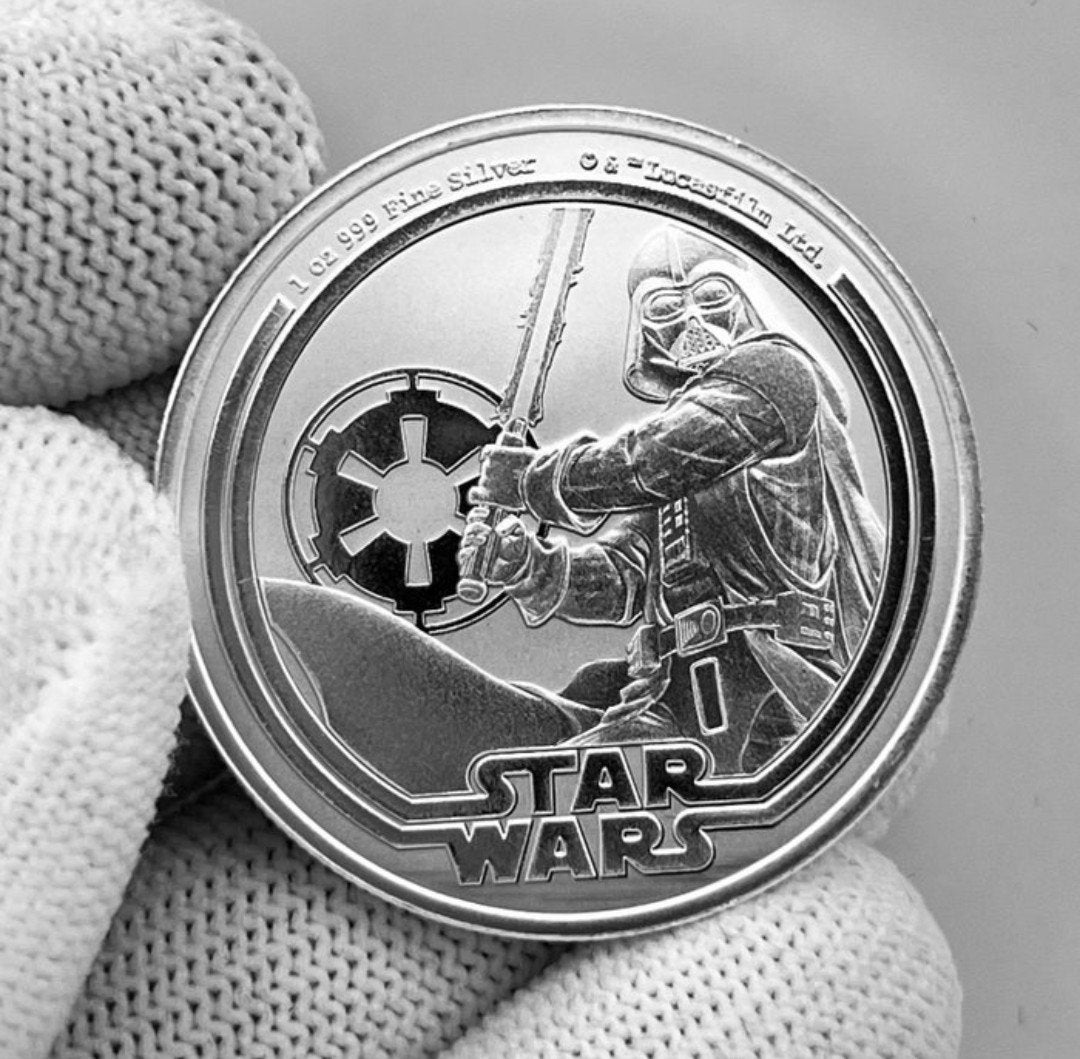 Niue Star Wars: Darth Vader 1 oz Zilveren Munt 2026, Postzegels en Munten, Edelmetalen en Baren, Zilver, Ophalen of Verzenden