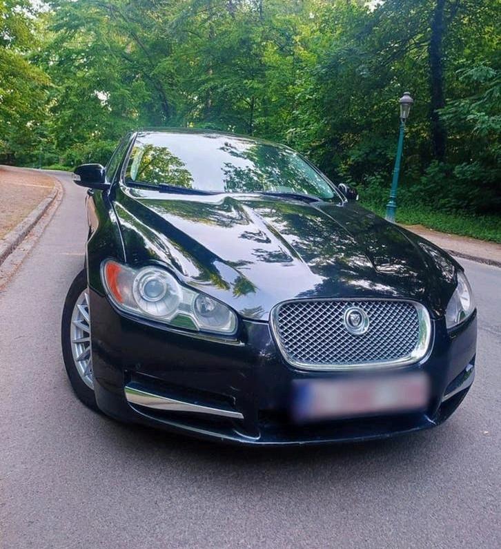 Jaguar XF 2.7 207cv V6 Diesel, prête à immatriculer, CT OK, Autos, Cuir, Achat, Entretenue par le concessionnaire, Noir