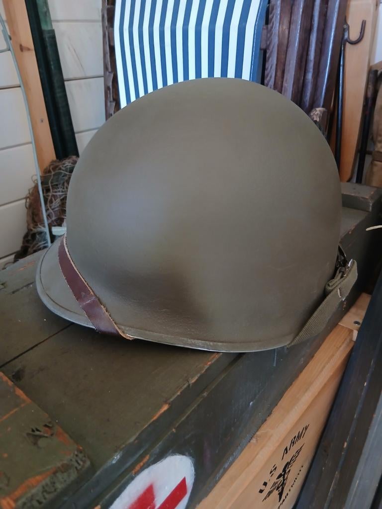 US army M1 model helm, Ophalen