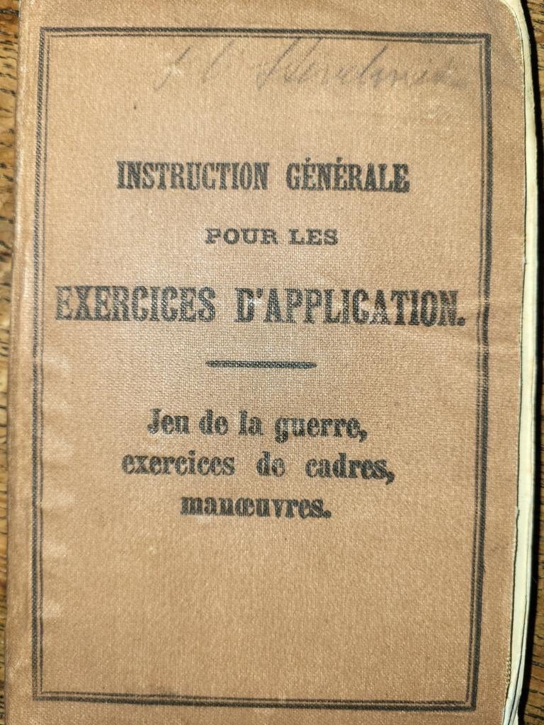 Instruction générale pour les exercices d'application, Gelezen, Verzenden, Landmacht, Voor 1940