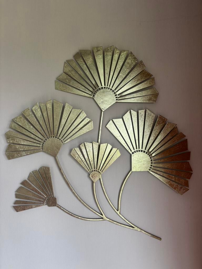 Décoration murale fleurie dorée Maison du Monde, Maison & Meubles, Accessoires pour la Maison | Décorations murale, Enlèvement ou Envoi