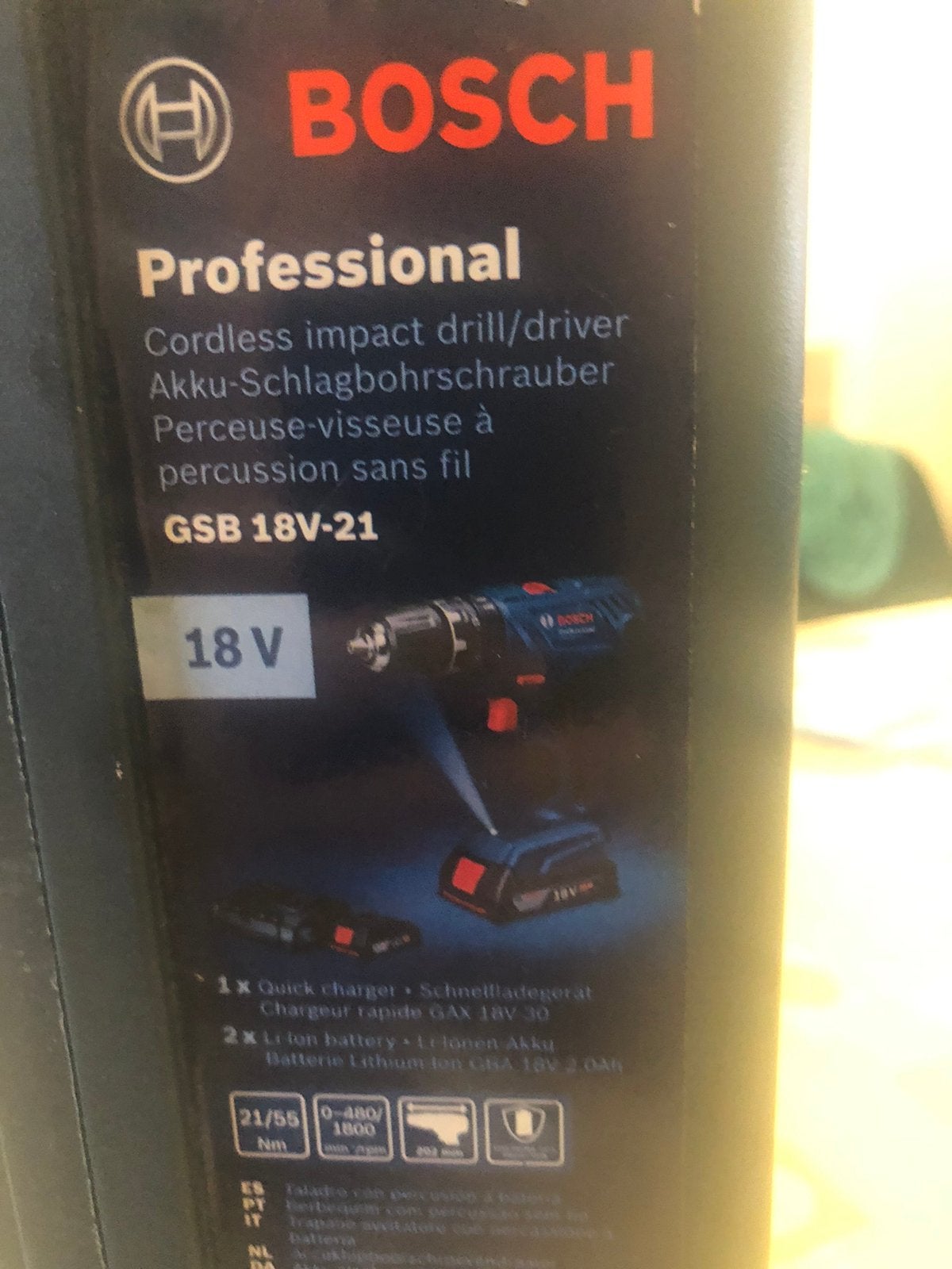 Professioneel impactzicht van Bosch, Ophalen, Zo goed als nieuw, Bosch