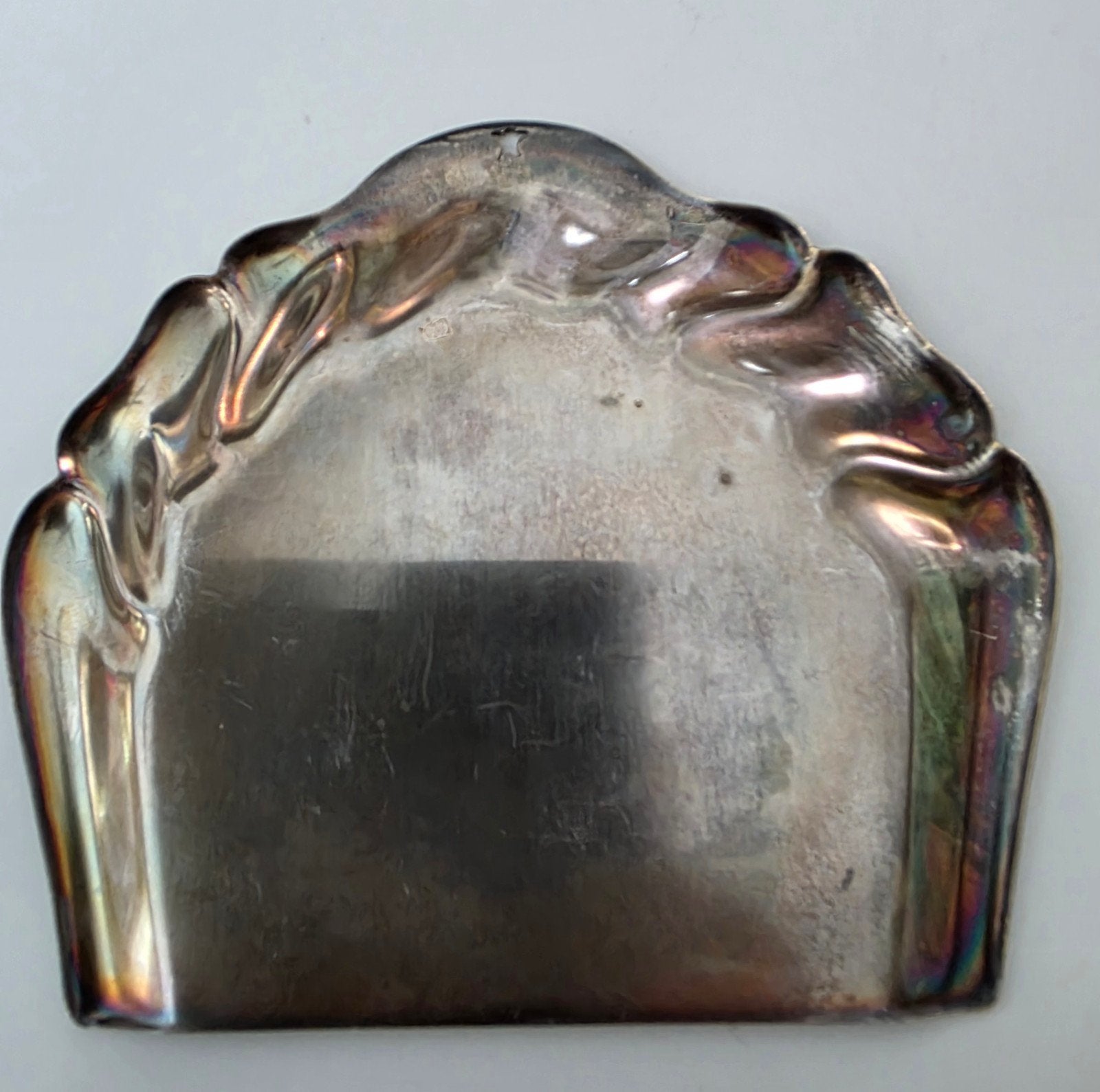 Antieke zilveren schaal, Antiek en Kunst, Ophalen, Zilver