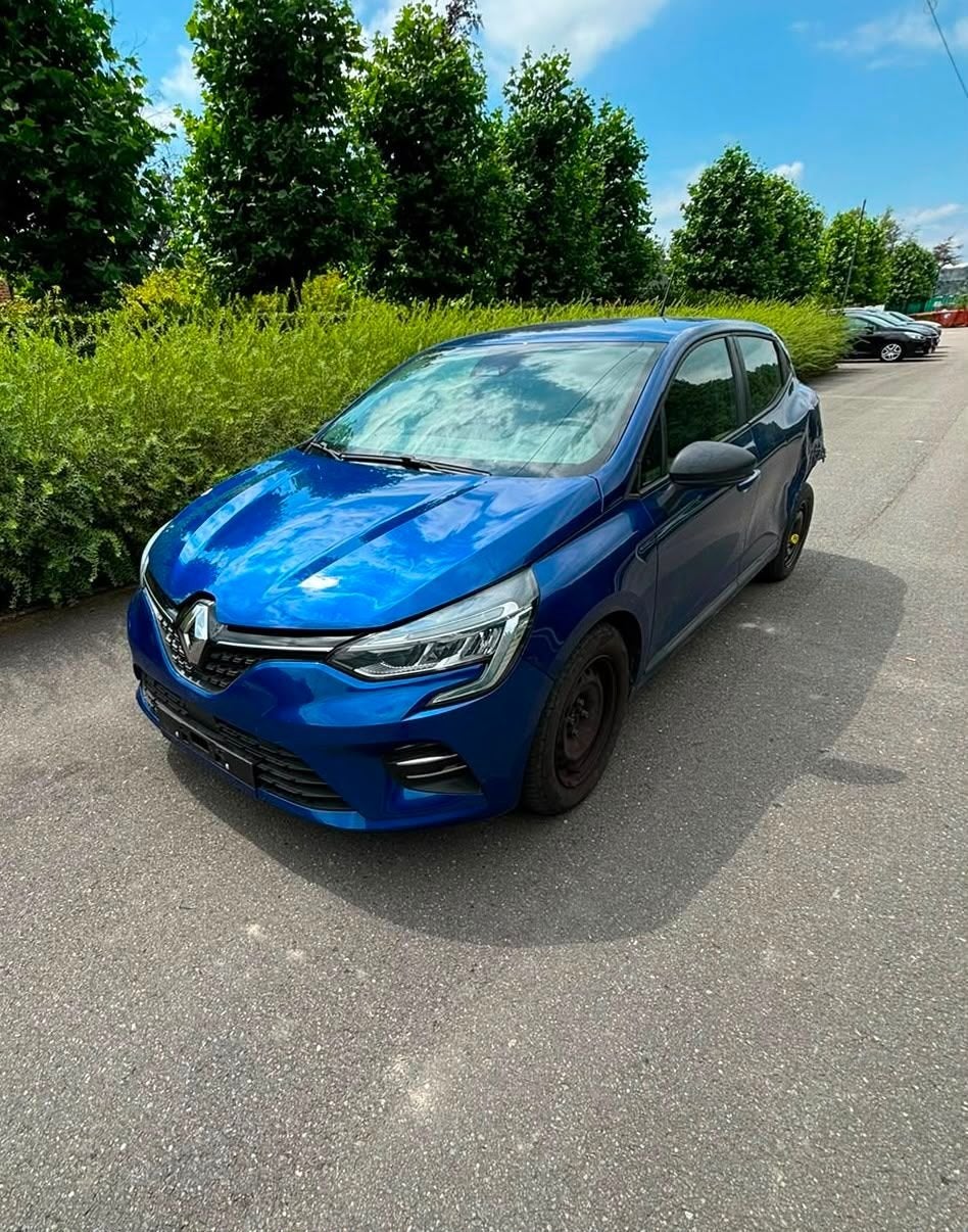 Renault Clio, Auto diversen, Ongevalwagen, Handgeschakeld, Benzine, Blauw