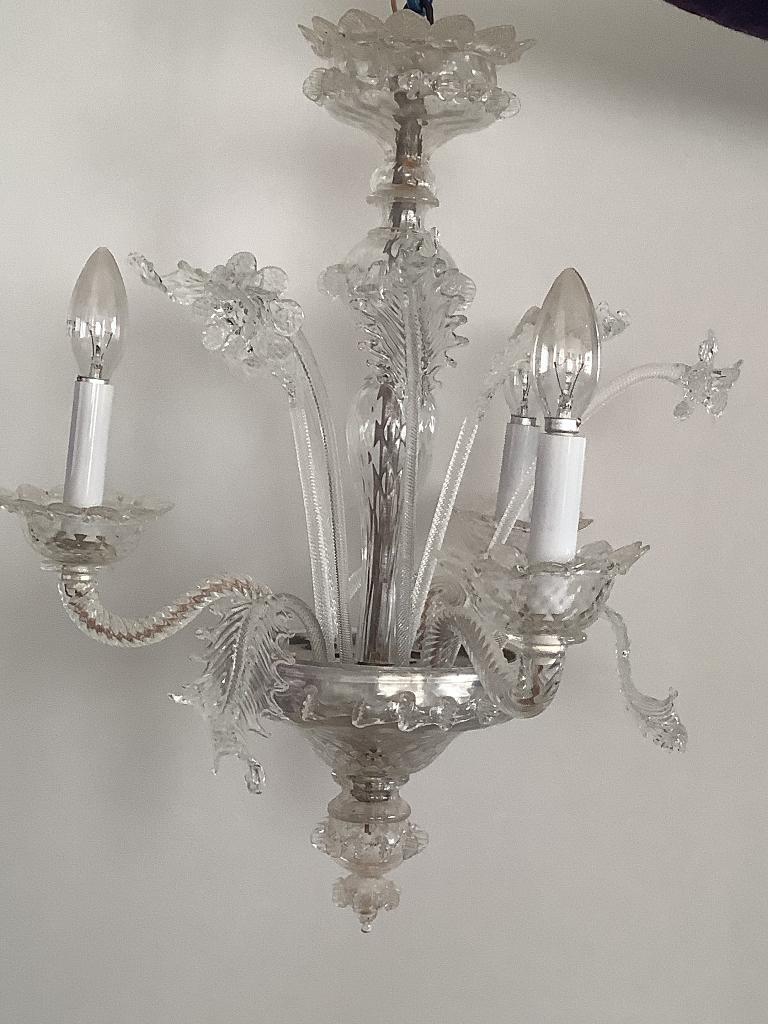 Venetiaanse kroonluchter, Maison & Meubles, Lampes | Lustres, Enlèvement, Comme neuf, Verre