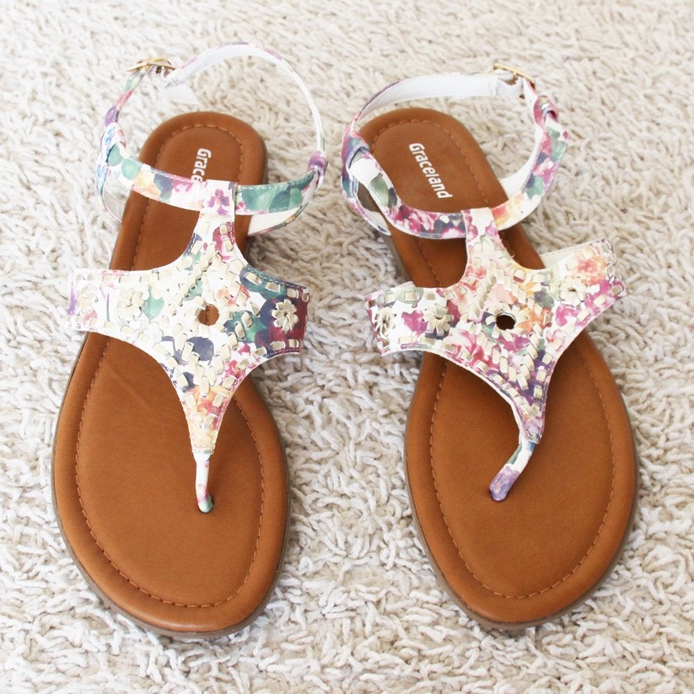 Mooie Leren Graceland Sandalen s19 (Maat 39) € 15,-, Kleding | Dames, Overige kleuren, Zo goed als nieuw, Graceland, Sandalen of Muiltjes