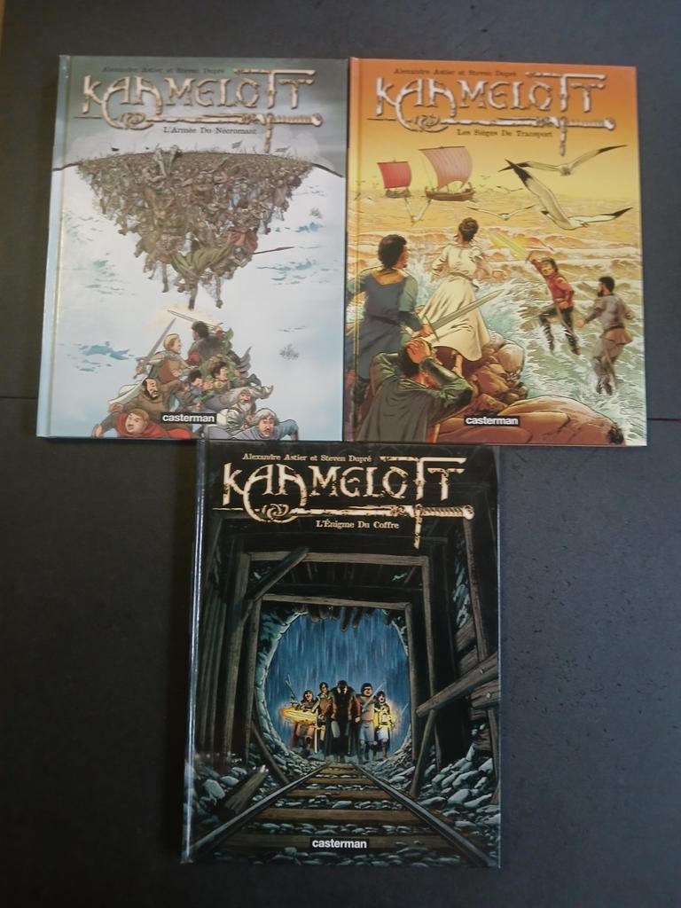 Lot de 3 bd kaamelott 1 à 3, Enlèvement ou Envoi