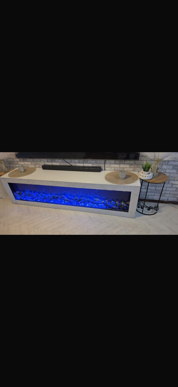 Luxe Camine met LED, Ophalen, Zo goed als nieuw