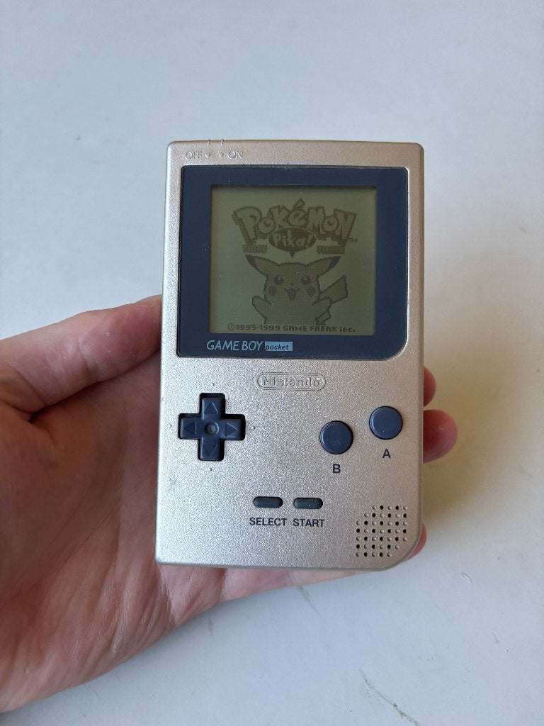 Gameboy Pocket Goud, Games en Spelcomputers, Spelcomputers | Nintendo Game Boy, Ophalen of Verzenden, Gebruikt, Game Boy Pocket