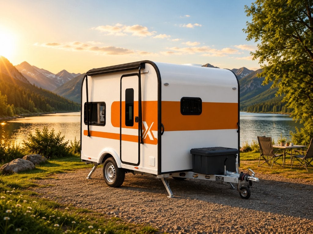 ✅Caravan Micro 285, 5jaar Garantie, 600kg, Nieuw 2026, KNOTT, Caravans en Kamperen, Overige merken, 2 aparte bedden, Luifel, Bedrijf