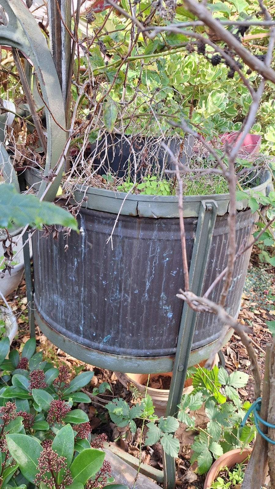 oude wasmachine, Ophalen, Gebruikt, Rond, Metaal