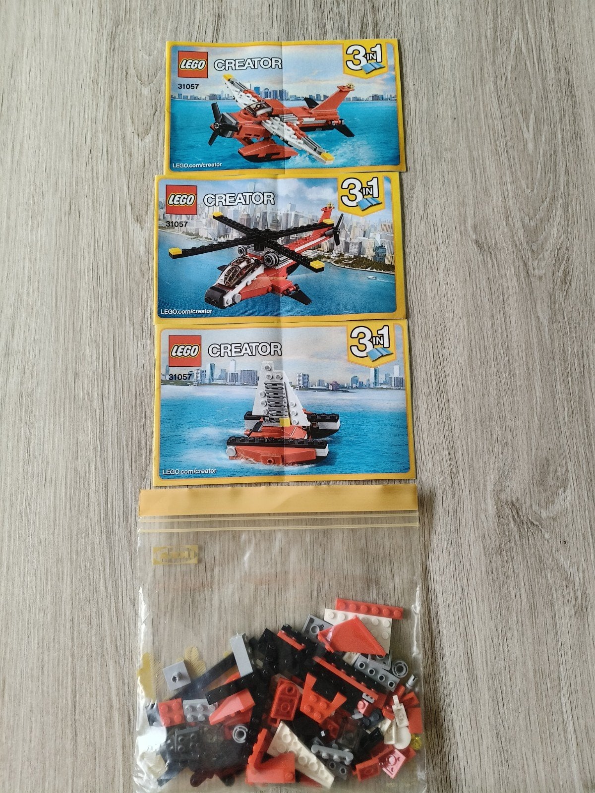 Lego set 31057, Ophalen