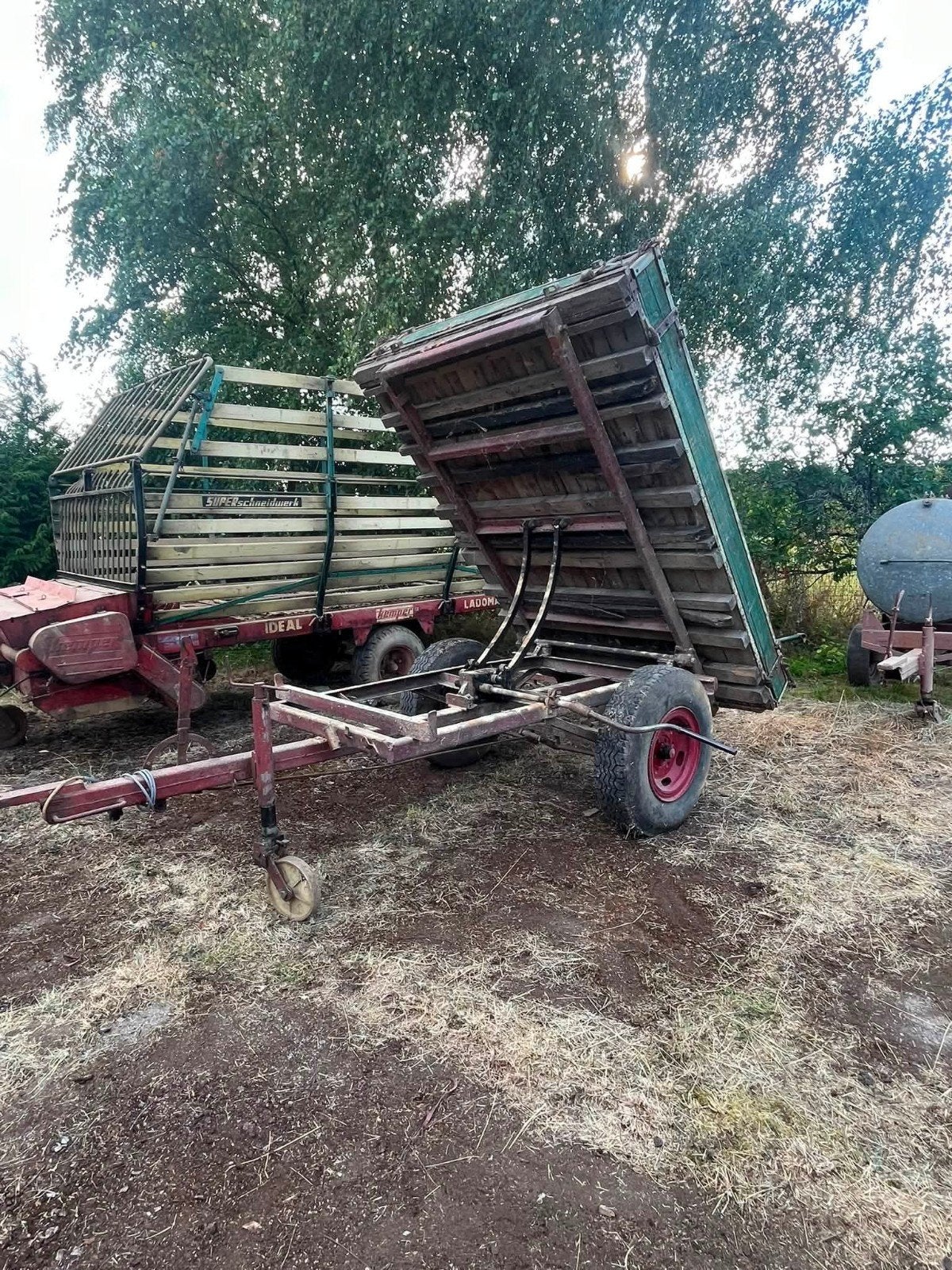Remorque basculante avec rehausse, Articles professionnels, Agriculture | Immobilier agricole