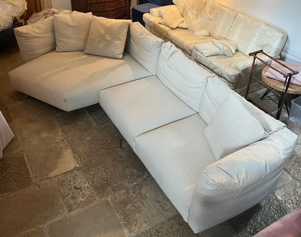 Nieuwe B&B Italia Dambo sofa — design zetel, Huis en Inrichting, Hoekbank, Ophalen of Verzenden, Vierpersoons of meer, 300 cm of meer