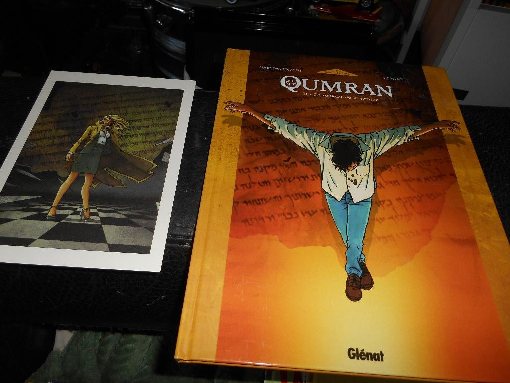 Qumran 2 eo avec ex-libris " Le rouleau de la femme", Enlèvement ou Envoi