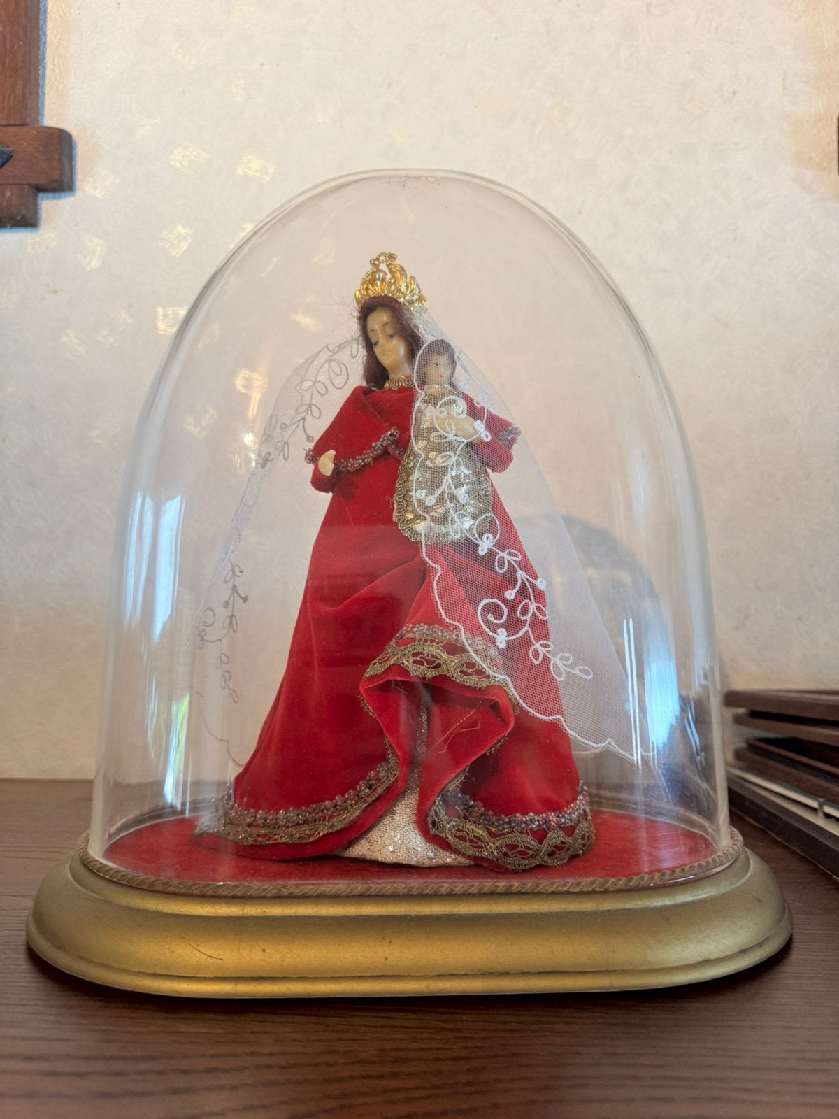 Vintage beeld Maria, Enlèvement, Comme neuf