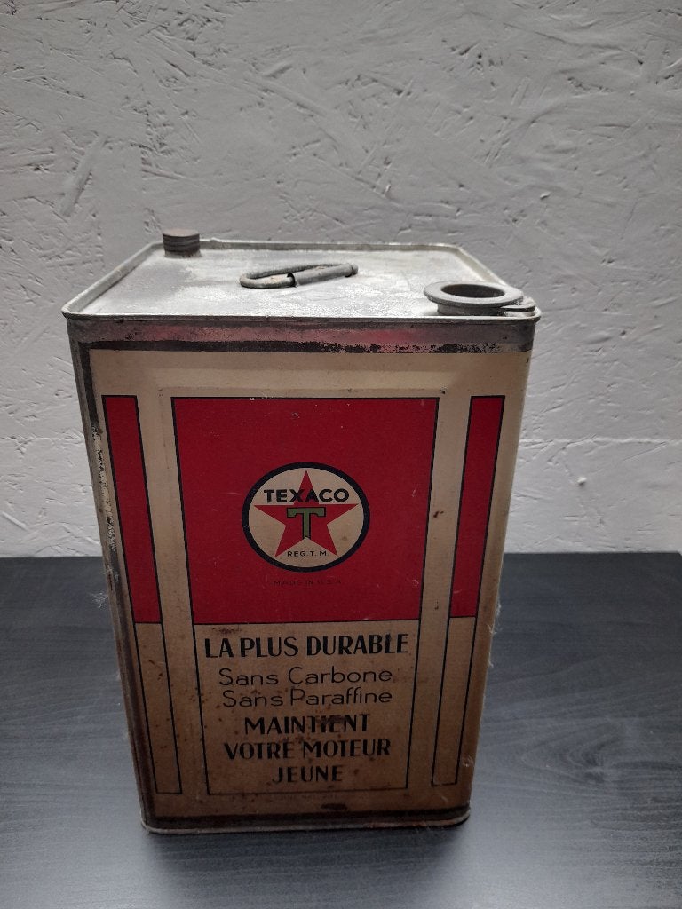 Origineel " Texaco " olie blik 20 L, Verzamelen, Ophalen, Gebruikt
