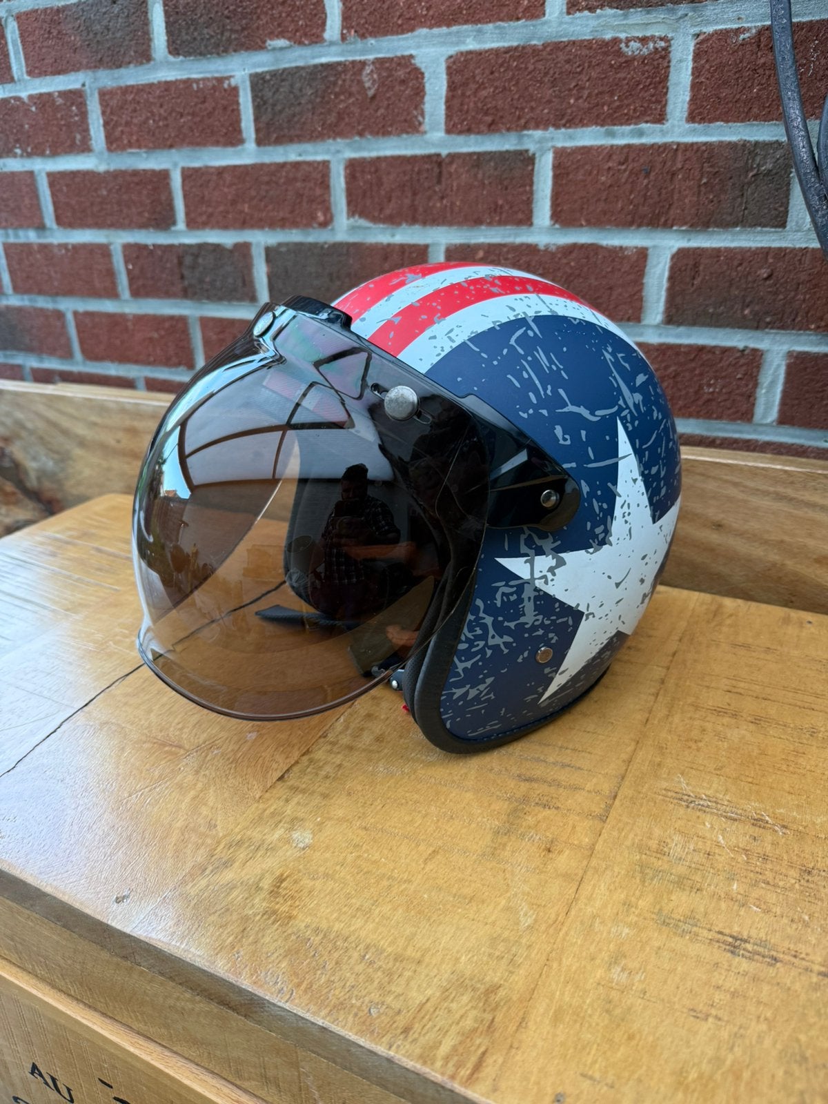 Casque de moto étoile, Enlèvement, Comme neuf
