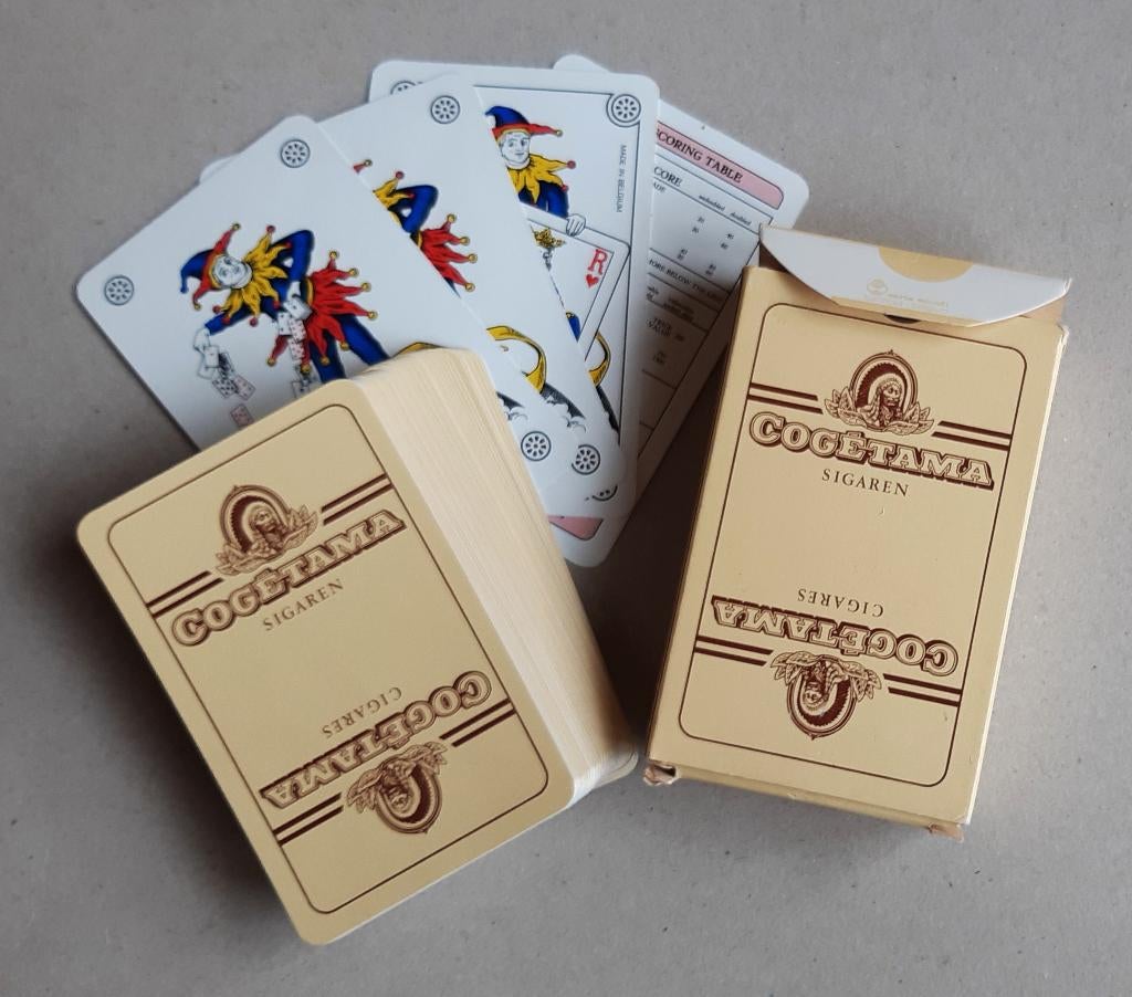 SPEELKAARTEN SIGAREN COGETAMA RECLAME TABAK TABAC., Verzamelen, Ophalen of Verzenden, Speelkaart(en)