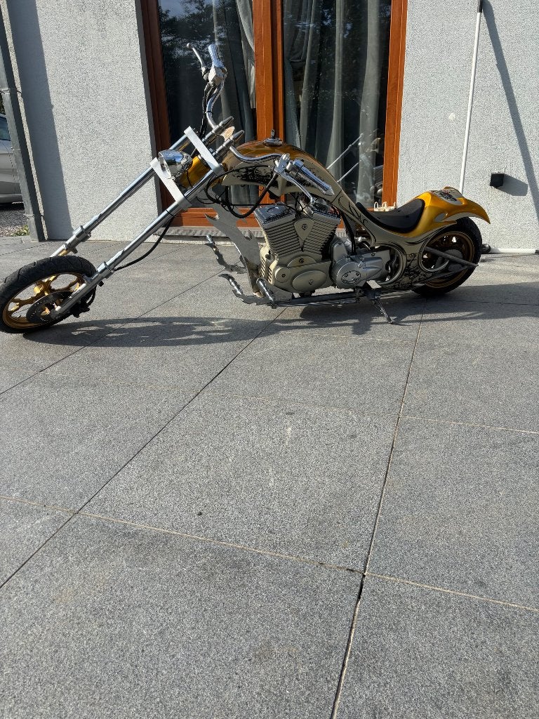 Mini chopper, Vélos & Vélomoteurs, Dirt Bike, Comme neuf, Enlèvement, Frein à disque