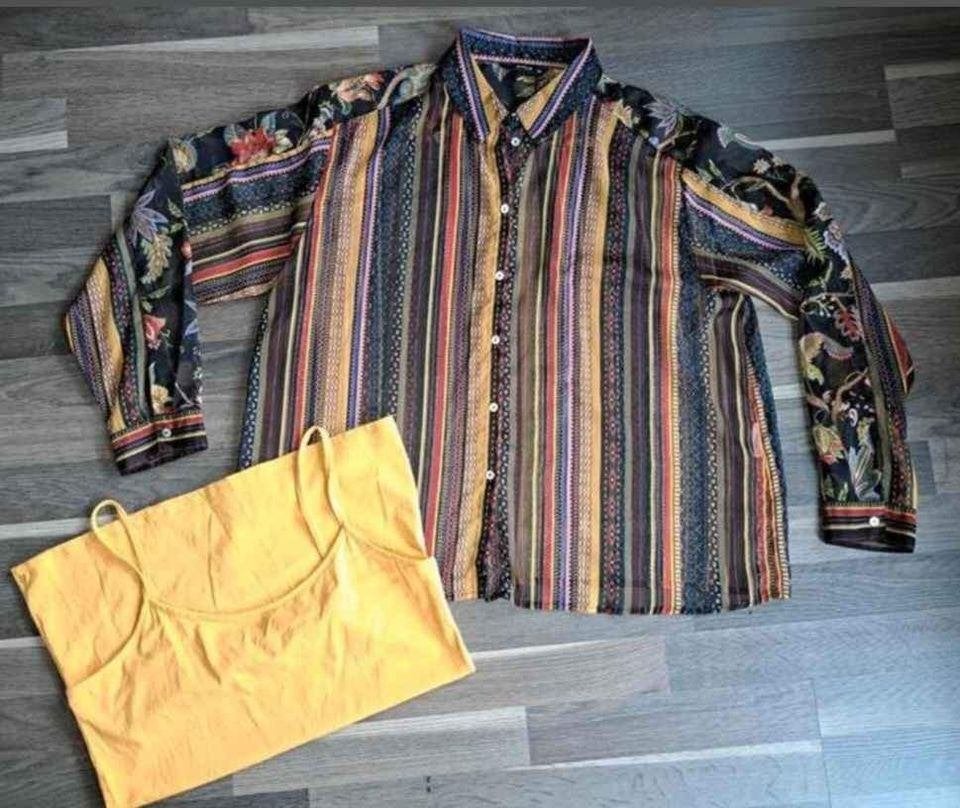 ONLY blouse met bloemenprint en strepen, maat 40, Maat 38/40 (M), Only, Meerkleurig, Ophalen of Verzenden