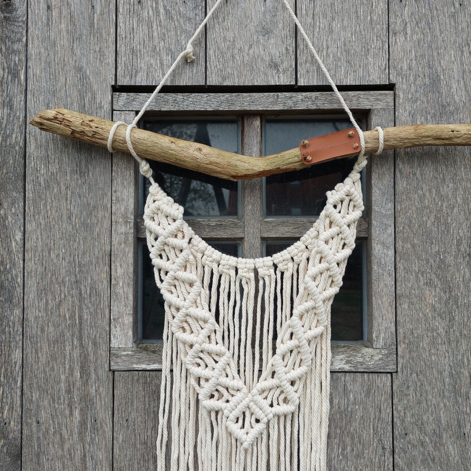 Macramé « L'Atelier », Enlèvement ou Envoi, Boho, Objet de décoration, Signé