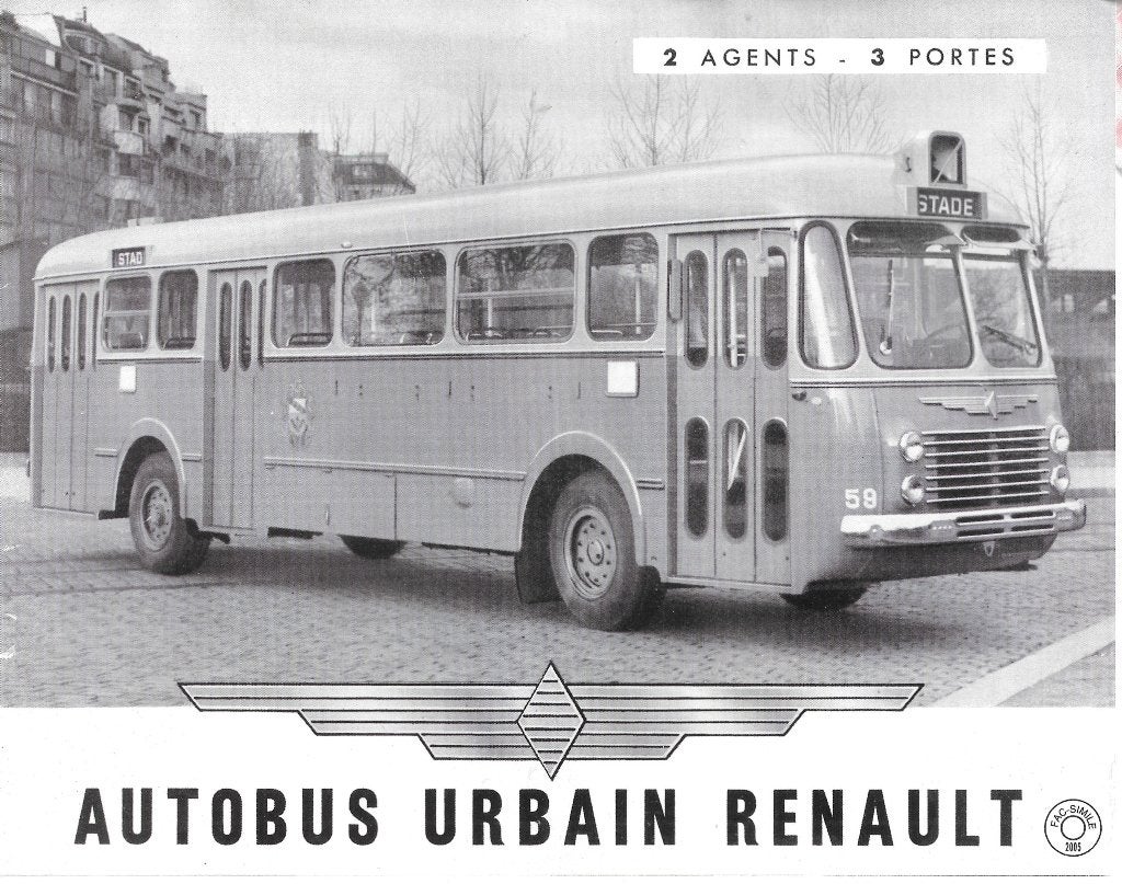 BUS URBAIN RENAULT, 1953, Enlèvement ou Envoi, Comme neuf, Renault