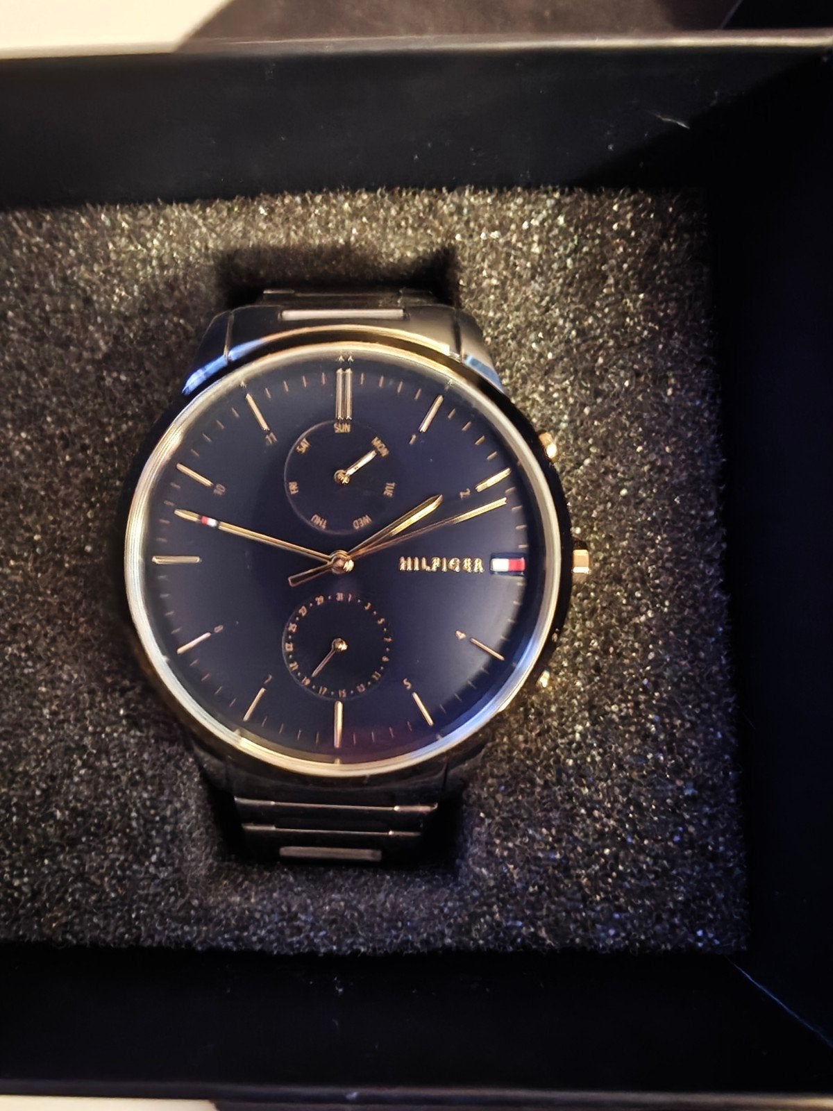 Montre Tommy Hilfiger Hunter 1710408, Handtassen en Accessoires, Horloges | Heren, Overige merken, Staal, Staal, Polshorloge