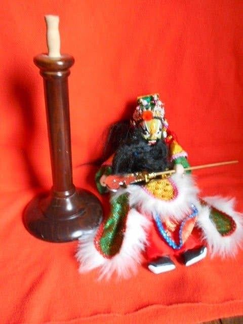 céramique, chine, boch, terre cuite, garuda, vase, etc, Fait main, Enlèvement ou Envoi, Comme neuf, Vert