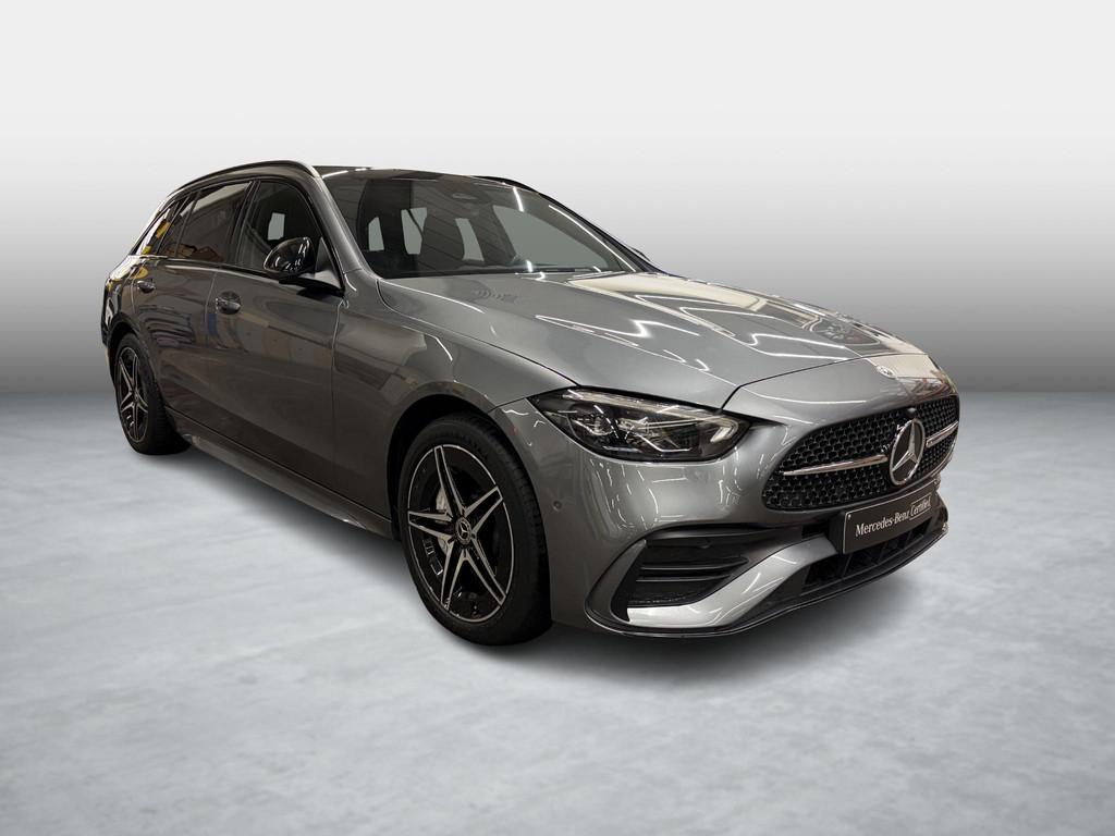 Mercedes-Benz C 300 e AMG Line Estate + PANORAMISCH DAK + NI, Auto's, Mercedes-Benz, Automaat, Zwart, 4 cilinders, https://public.car-pass.be/vhr/35ecd724-9bf0-4170-9ad5-c32670381e21