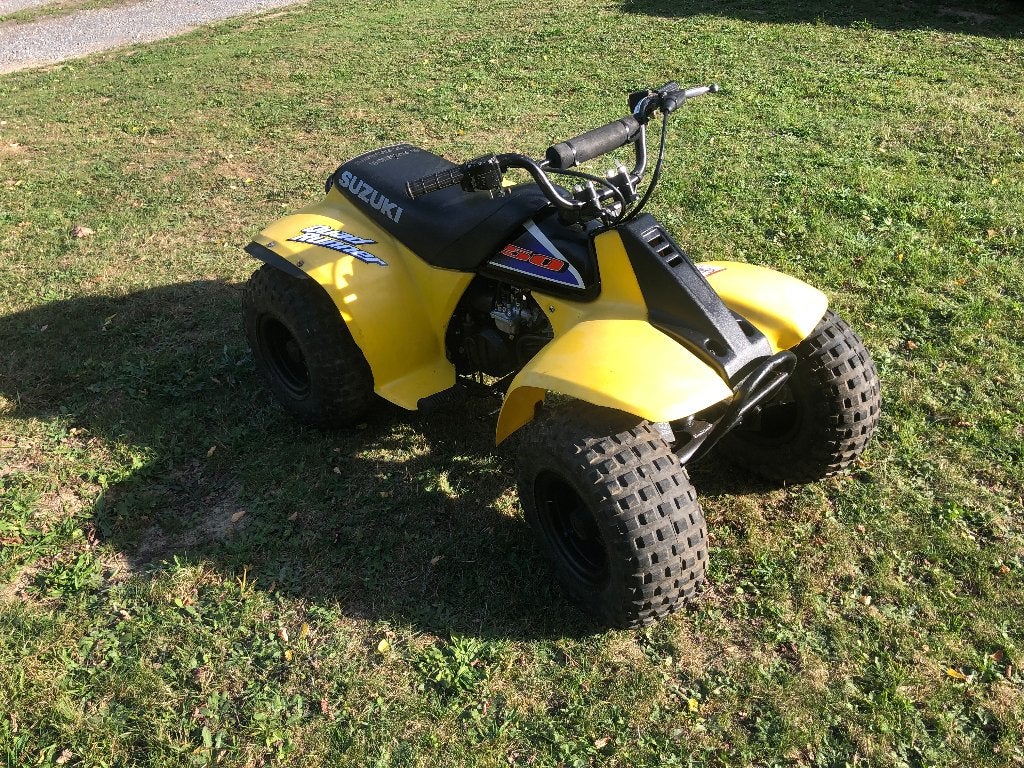 Quad Suzuki LT 50 kind, Motoren, 1 cilinder, 50 cc