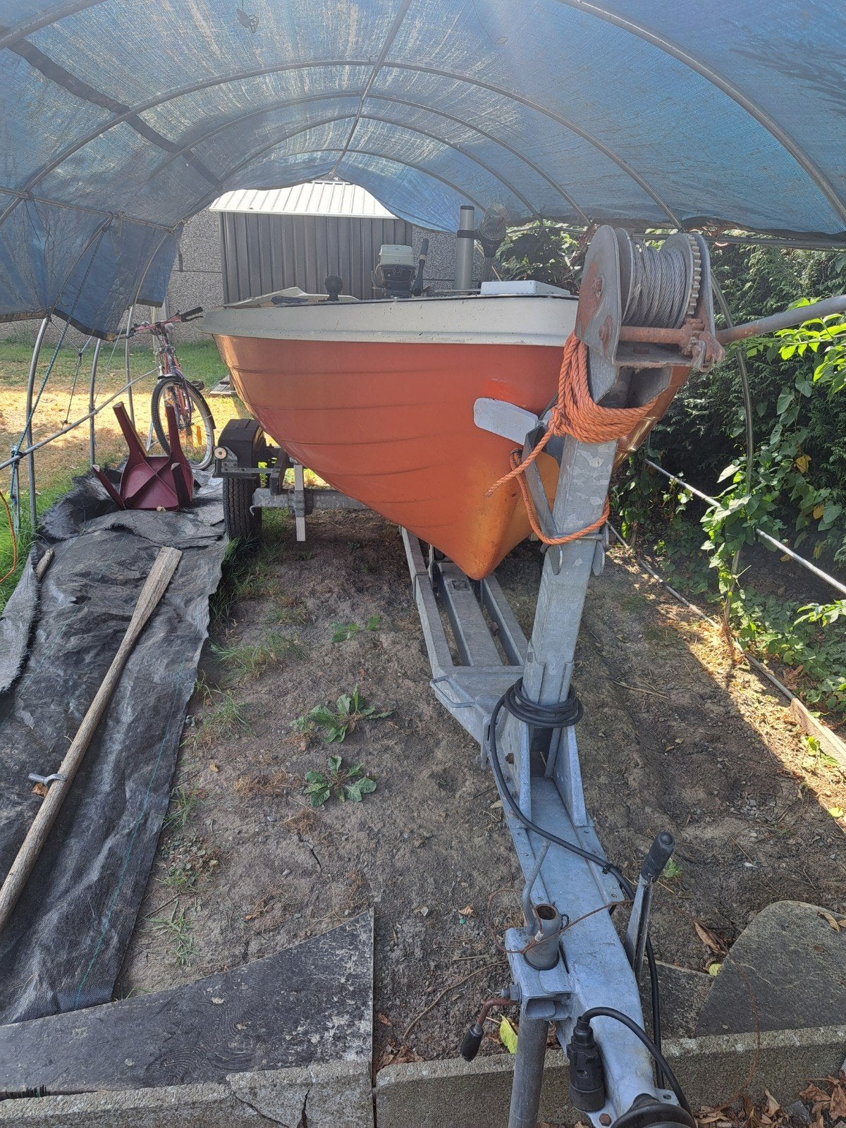 boot van 5 meter, Ophalen, Elektrisch, Dieptemeter