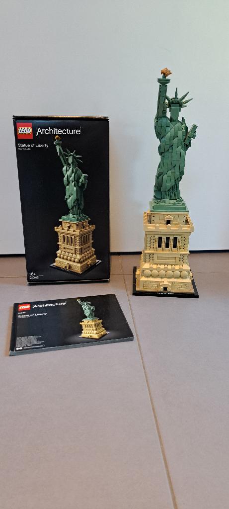 lego 21042 vrijheidsbeeld, Kinderen en Baby's, Speelgoed | Duplo en Lego, Inclusief instructies, Gebruikt, Lego, Architecture