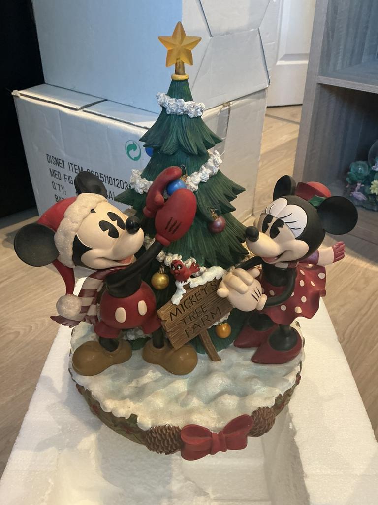 Grande statue disney mickey minnie noel, Ophalen of Verzenden, Zo goed als nieuw