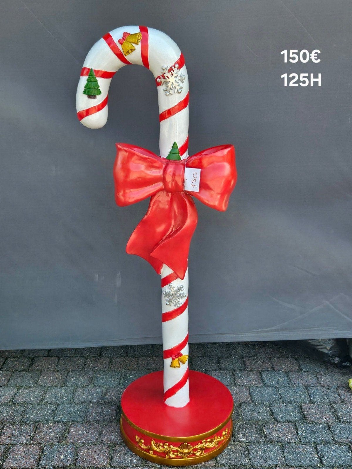 laminaat kerstbeeld , kerststok 1m25, Tuin en Terras, Ophalen, Nieuw, Overige materialen, Overige typen