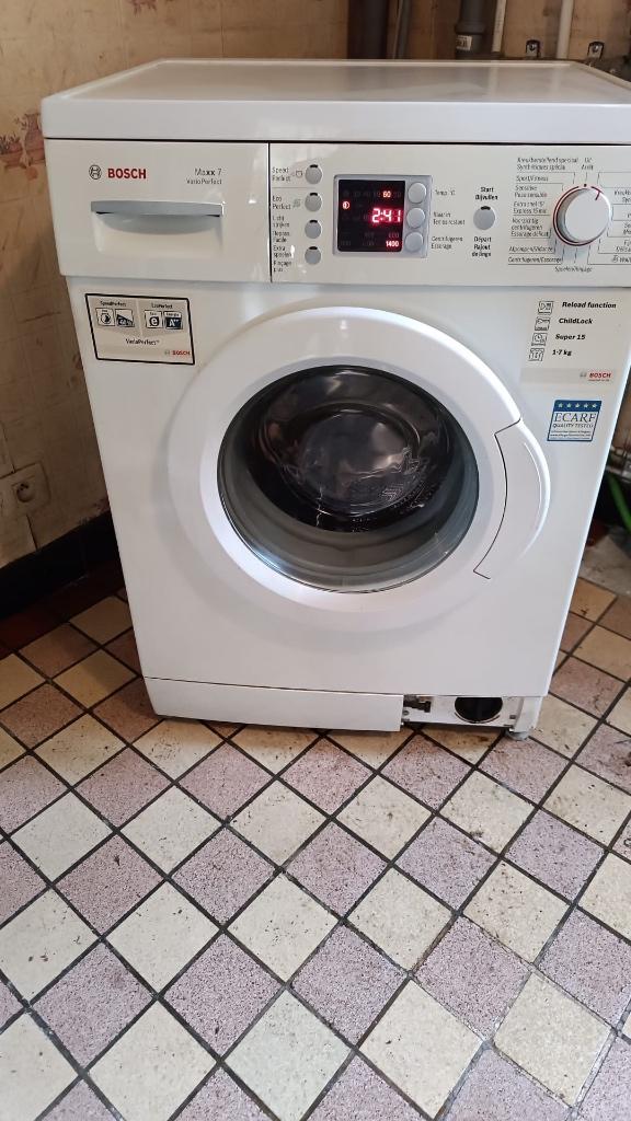 Bosch digitale wasmachine, Ophalen, Gebruikt, Voorlader, Energieklasse A of zuiniger