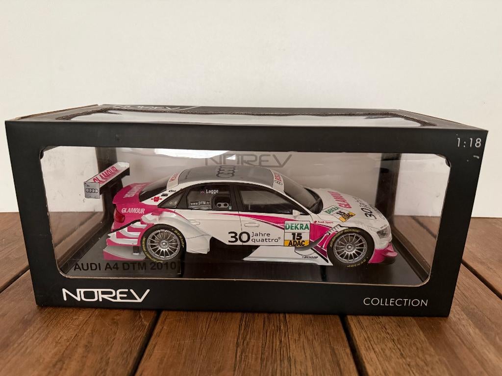 Norev Audi A4 DTM 2010 30 Jahre Quattro #15 Legge, Enlèvement ou Envoi, Comme neuf, Voiture, Norev