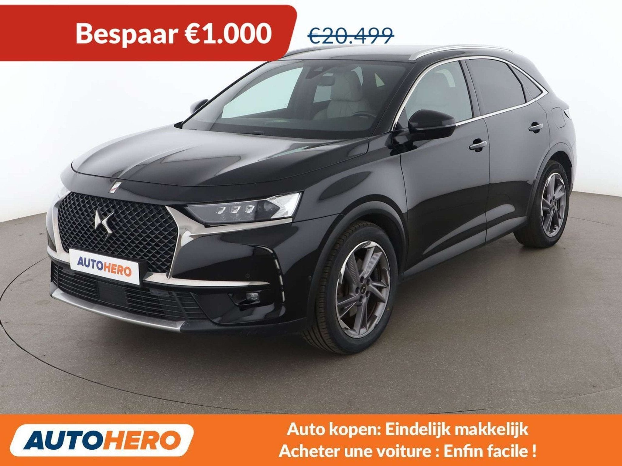 DS Automobiles DS 7 Crossback 1.6 E-Tense Hybrid Grand Chic, Auto's, Gebruikt, Euro 6, 34 g/km, Leder