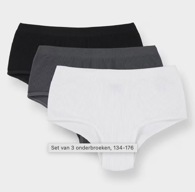 Lot de 3 nouveaux slips hipster sans coutures JBC 170 - 176, Neuf, Enlèvement ou Envoi, JBC, Vêtements de nuit ou Sous-vêtements
