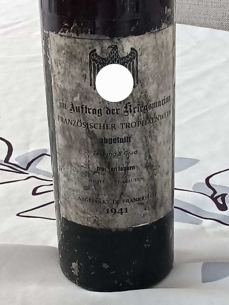 zeldzame fles wijn uit 1941, Pleine, Enlèvement, Autres types, France