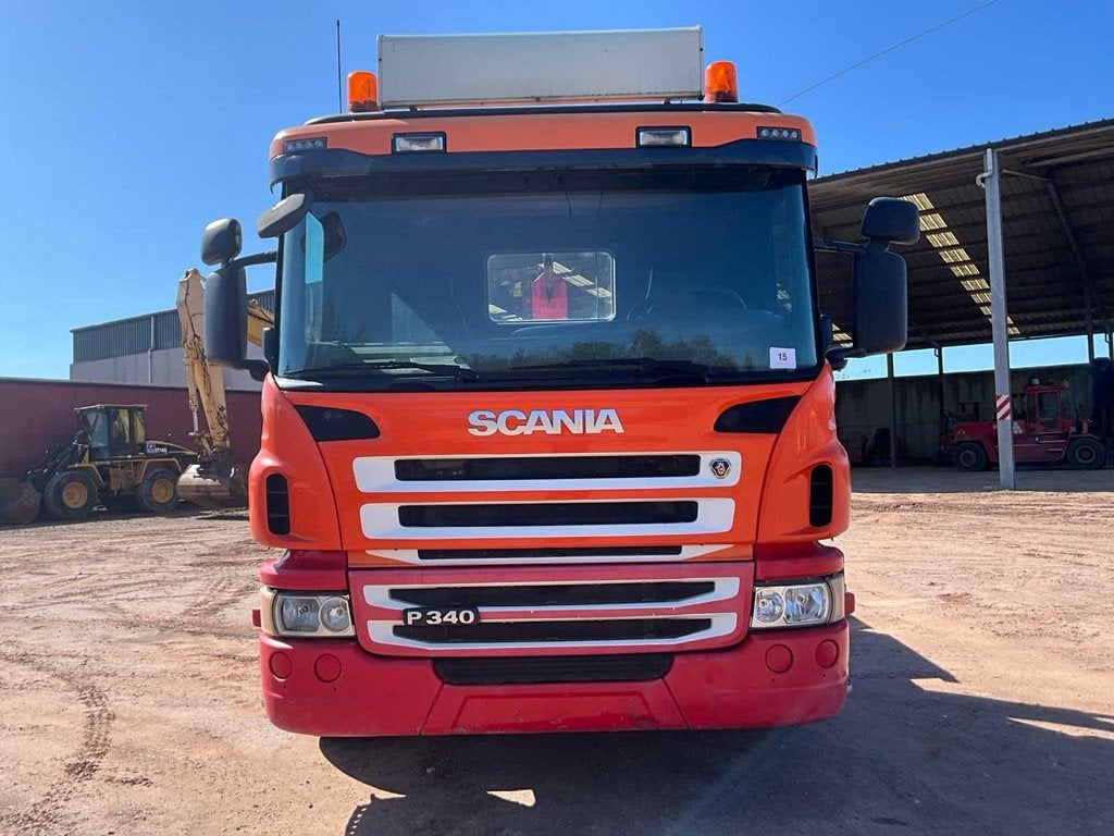 Camion Scania P340 2014 avec système de crochet pour conten, Autos, Achat, Euro 6, Autres carburants, Scania