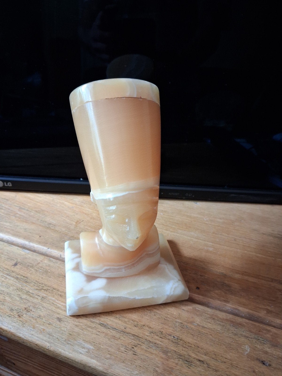 Prachtige marmeren buste Nefertiti, Egyptische Godin, Antiek en Kunst, Ophalen of Verzenden