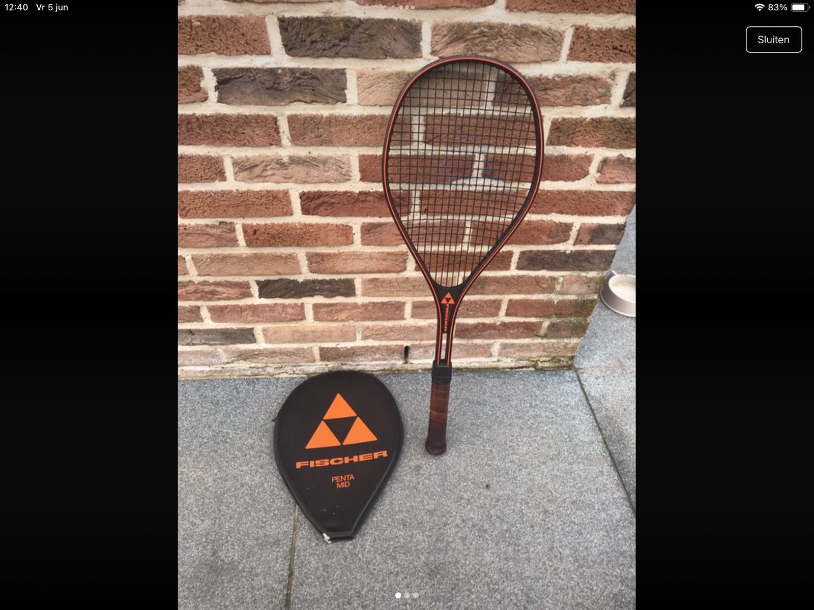Tennis plank, Sport en Fitness, Ophalen, Zo goed als nieuw