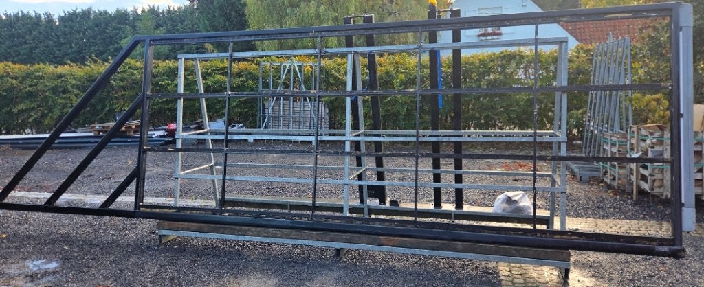 Portail coulissant sans habillage, Jardin & Terrasse, 200 cm ou plus, Comme neuf, Fer, Porte coulissante