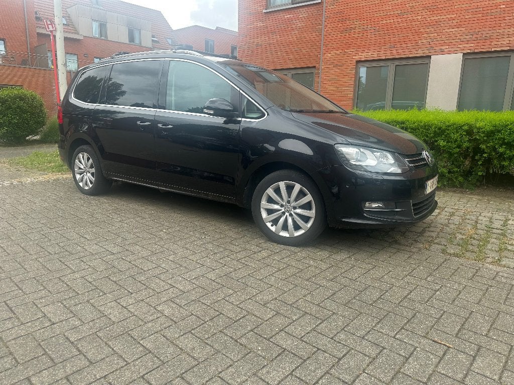 Volkswagen sharan 2.0 tdi DSG Full option, Euro 5, Monovolume, Alcantara, Zwart