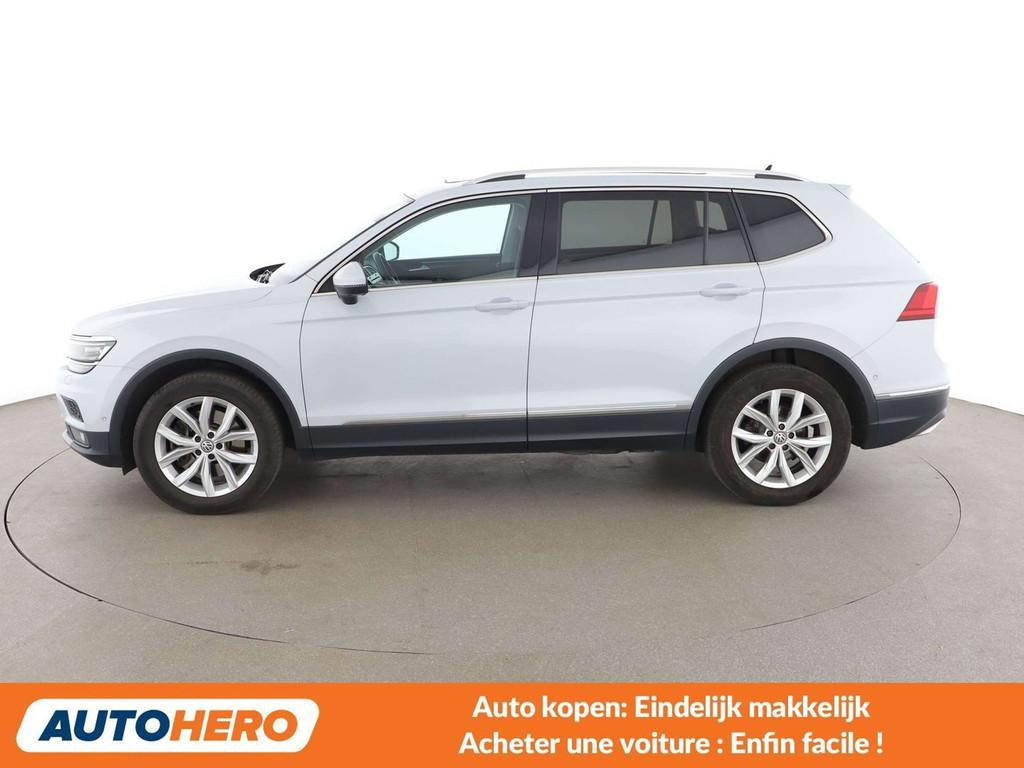 Volkswagen Tiguan Allspace 2.0 TSI Highline 4Motion, Auto's, Automaat, Zwart, 1984 cc, Leder