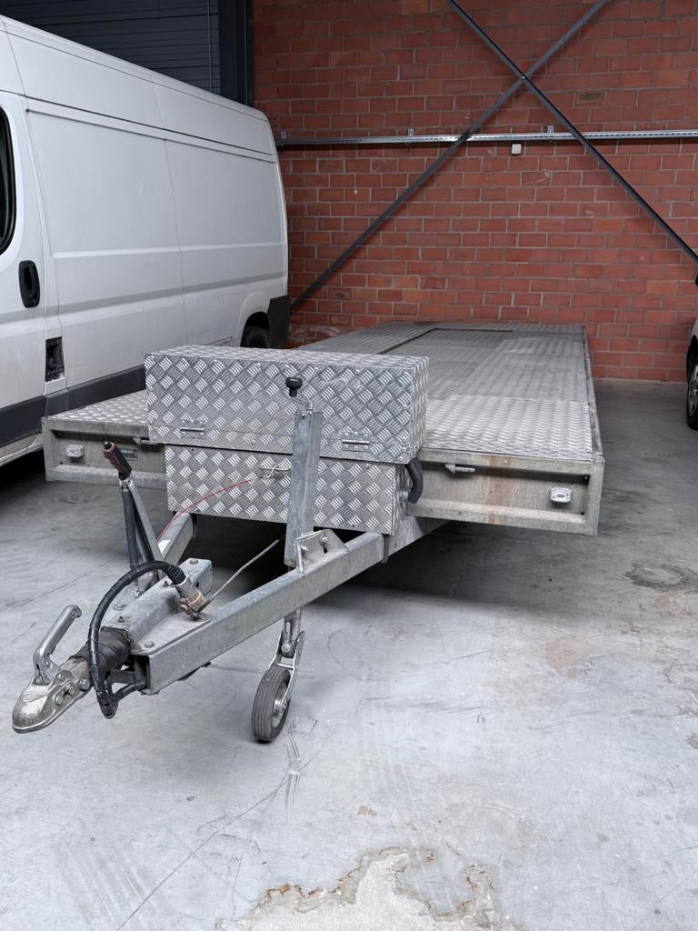 Aanhangwagen 6m, Ophalen, Zo goed als nieuw