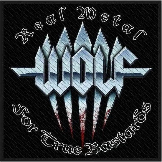 Wolf - Real Metal - Patch officiële merchandise, Ophalen of Verzenden, Nieuw